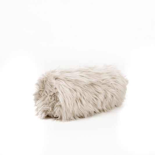 CREAM FUR HEAD ROLL
