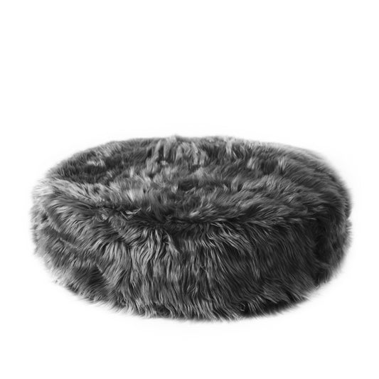 Pet Bed Fur - Dark Grey