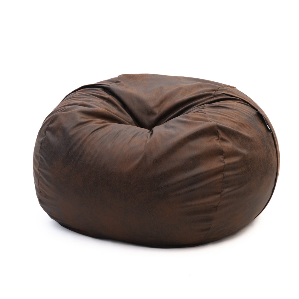 Rust Suede Beanbag