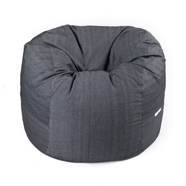 CHARCOAL DENIM BEANBAG