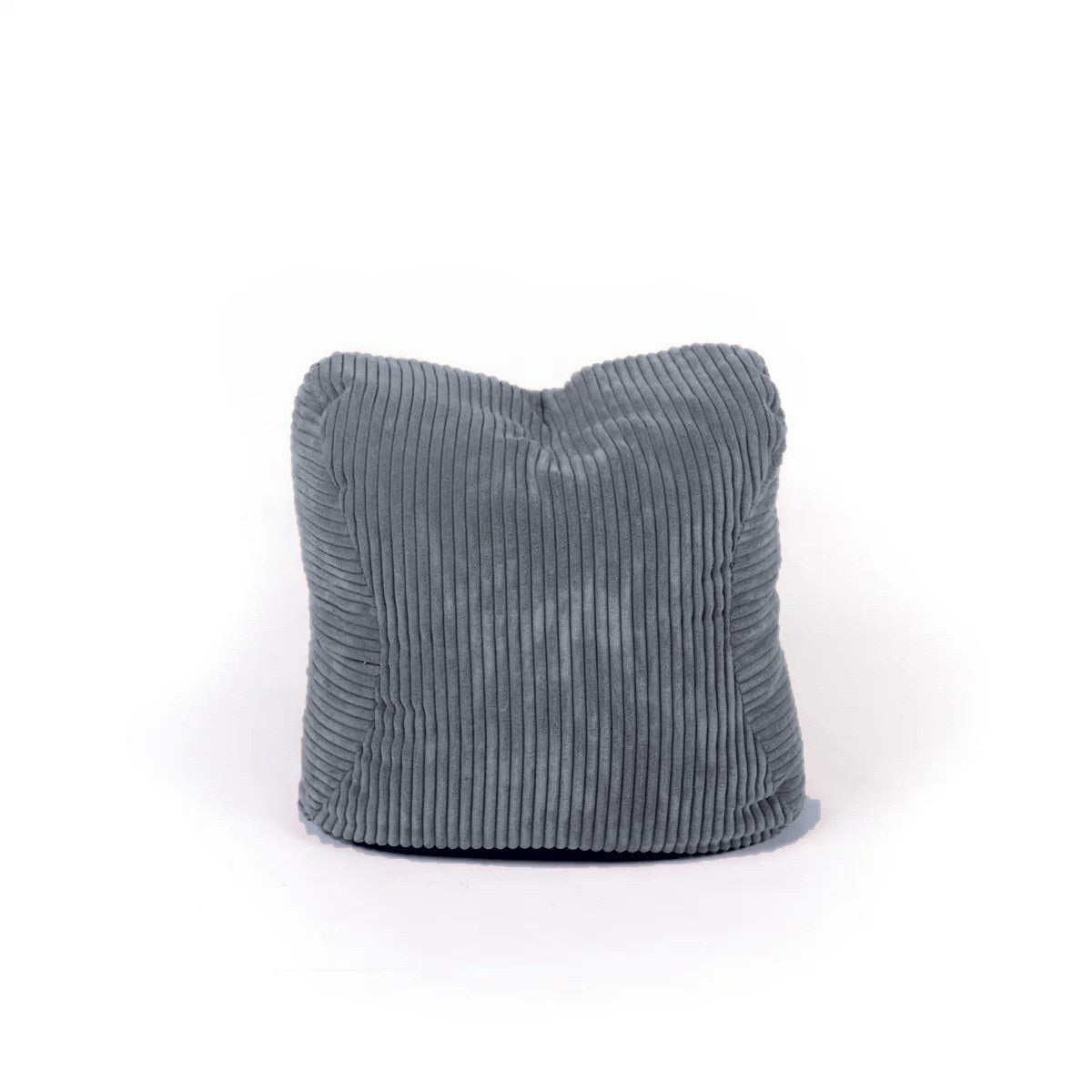 Graphite grey corduroy Shloomfy footrest ottoman