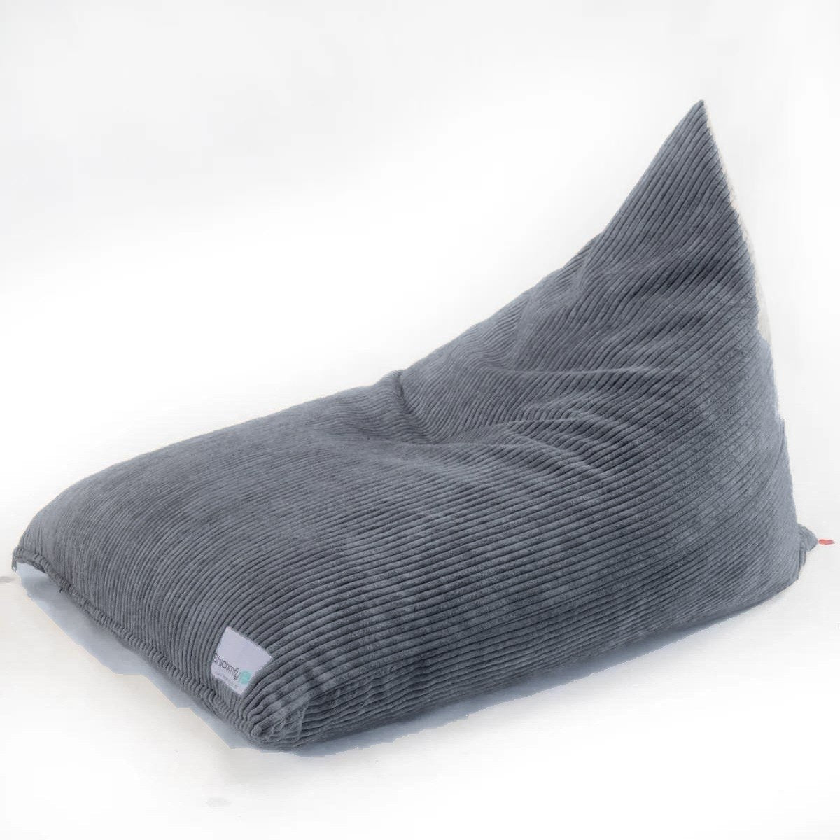 Graphite grey corduroy Shloomfy lounger