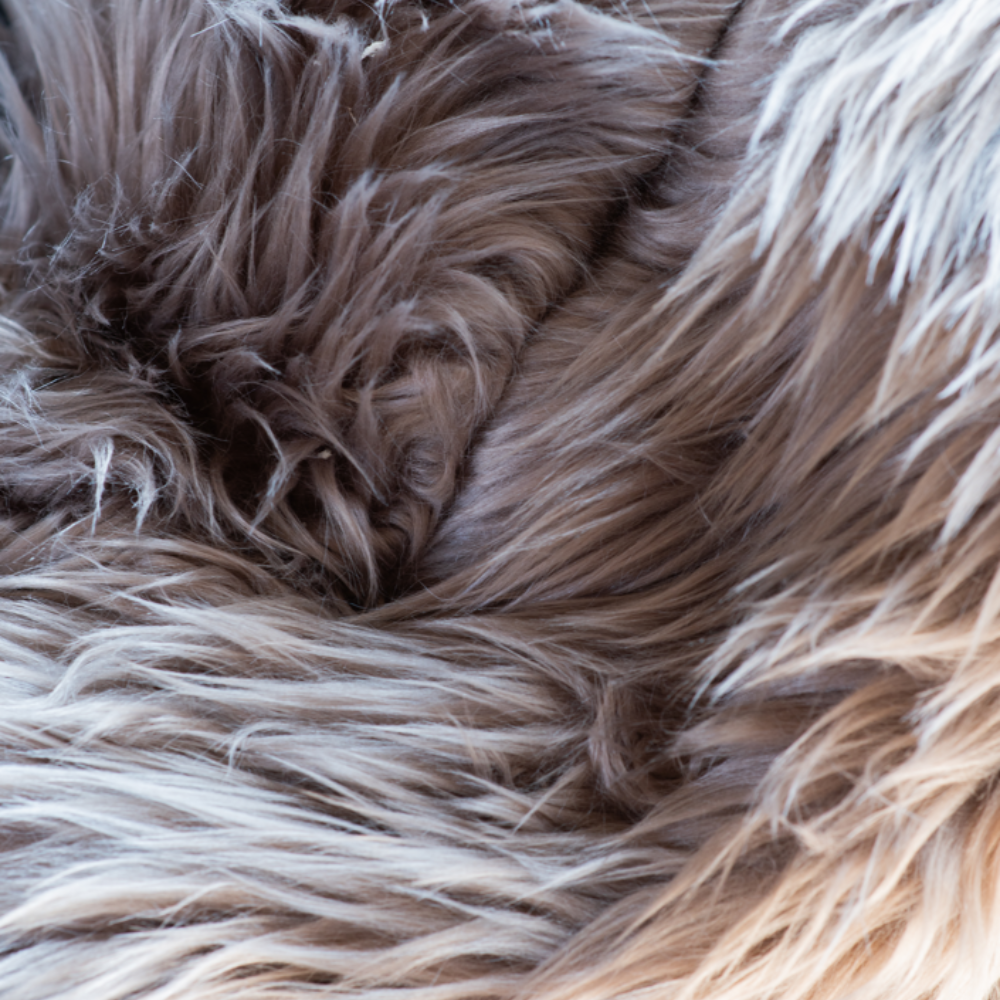 Pet Bed Fur - Taupe
